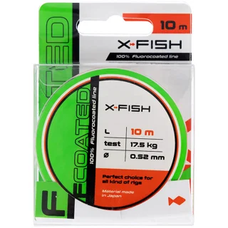 Флюорокарбон X-Fish FCoated 10m 0.52mm 17.5kg