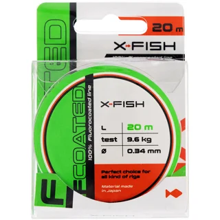 Флюорокарбон X-Fish FCoated 20m 0.34mm 9.6kg