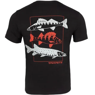 Футболка Favorite Trio Fish XXXL Black