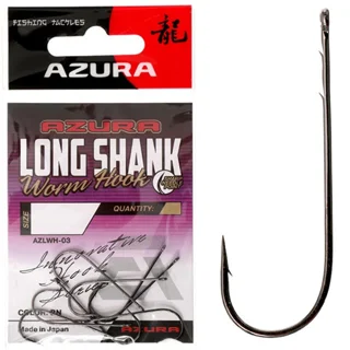 Гачки Azura Long Worm Hook #1/0