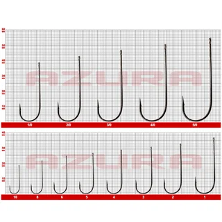 Гачки Azura Long Worm Hook #5/0