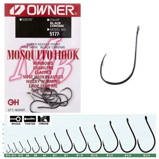 Гачки &quot;OWNER&quot; 5177 Mosquito Hook №14 12шт.