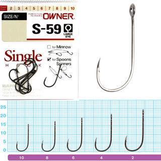 Гачки Owner SS-59 BC №2 Single for spoons and spinners