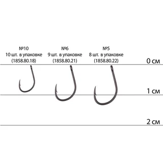 Крючок Brain F1 Champ #6 (9 шт/уп)