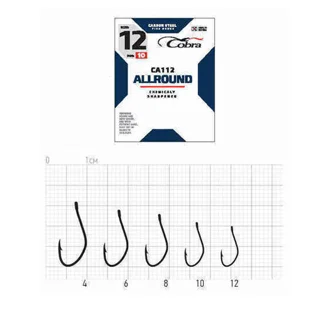 Крючок Cobra ALLROUND (сер.CA112/006) *10шт.