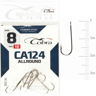 Крючок Cobra ALLROUND (сер.CA124/008) *10шт.