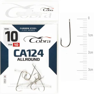 Крючок Cobra ALLROUND (сер.CA124/010) *10шт.