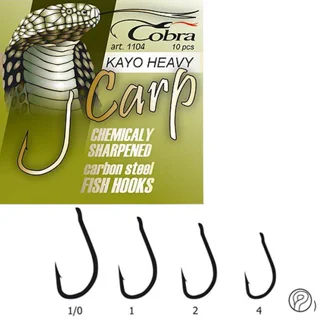 Крючок Cobra CARP KAYO HEAVY (сер.1104/К010) *10