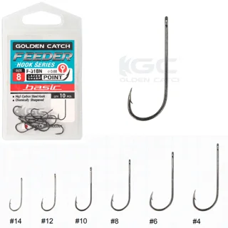 Крючок GC Feeder Basic F-31BN №10(10шт)