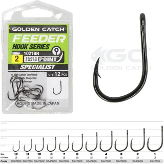 Гачок Golden Catch Feeder 1021BN №6(12шт)