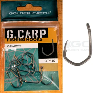 Гачок Golden Catch G.Carp V-Claw TF №8(10шт)НОВЫЙ 2023г.