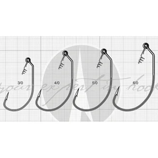 Крючок офсетный VMC Mystic Predator Heavy Duty Swimbait 7346SB №3/0