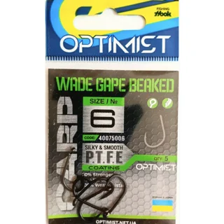 Гачок Optimist WIDE GAP beaked Teflon №6