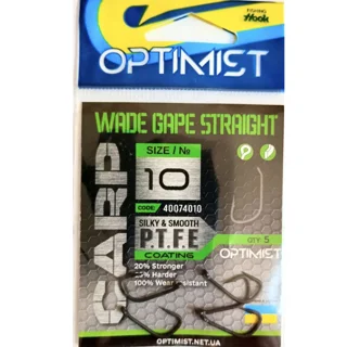 Крючок Optimist WIDE GAP straight №10