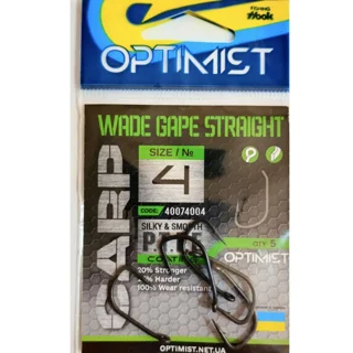 Крючок Optimist WIDE GAP straight №4