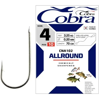 Гачок з повідцем Cobra ALLROUND (сер.CNC101/ 006) *10шт.