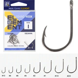 Гачок ZEOX Iseama 101BN №1/0(8шт)