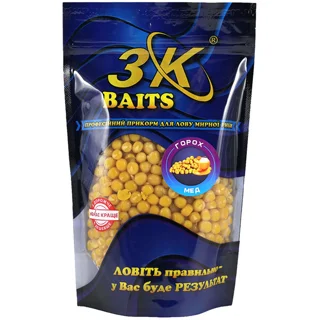Горох 3KBaits (мед), 400г
