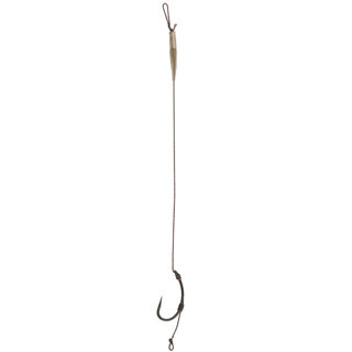 Готовый поводок Carp Pro Sinking Braid 30 lb x8 Curved Shank №6