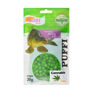 Повітряне тісто" Grizzly Baits Puffi Cannabis (Коноплі) 8мм 30г