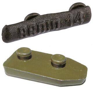 Грузило Brain знімне для пластикової годівниці 126g