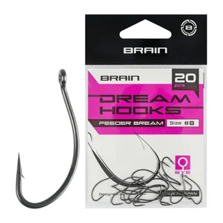 Крючок Brain Dream Hooks Feeder Bream #8 (20шт/уп)
