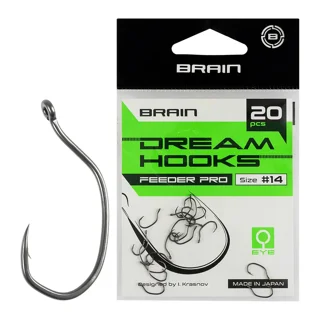 Крючок Brain Dream Hooks Feeder Pro #14 (20шт/уп)