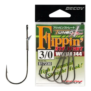 Гачок Decoy Worm144 Flippin Straight #1/0 (5 шт/уп)