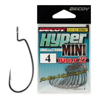 Крючок Decoy Worm27 Hyper Mini #2 (9 шт/уп)