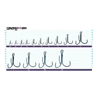 Гачок потрійний Owner X 5636-xxx Black Chrome №8