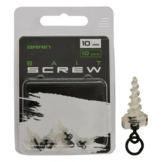 Гвинт для бойлів Brain Bait Screw 10mm (10 шт/уп) Clear SGXA-09