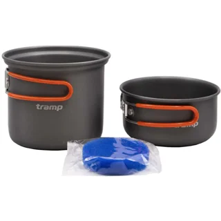Кастрюля-кружка Tramp анодована з кришкою-сковорідкою 0,75+0,5л UTRC-145