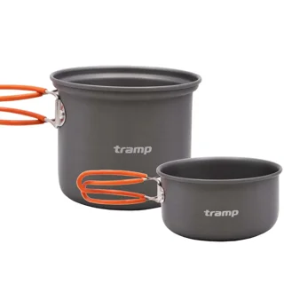 Кастрюля-кружка Tramp анодована з кришкою-сковорідкою 0,75+0,5л UTRC-145