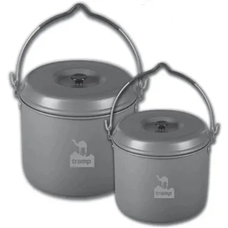 Казан Tramp анодований з кришкою 7л