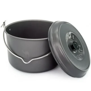 Казан Tramp анодований з кришкою 7л