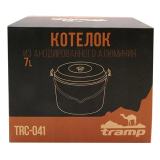 Казан Tramp анодований з кришкою 7л