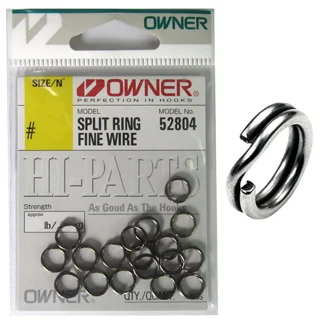 Кільця заводні Owner Split Ring Fine Wire №4