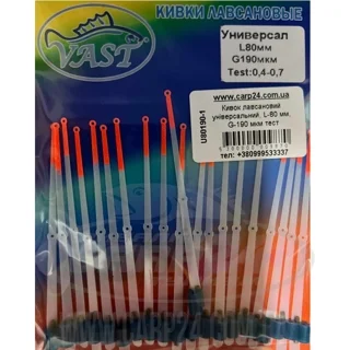 Кивок лавсановий універсальний, L-80 мм, G-190 мкм тест: 0.4 - 0.7g