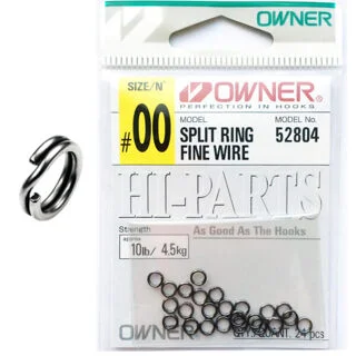 Кільця заводні Owner Split Ring Fine Wire №00