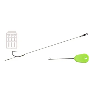 Комплект повідків Fishing ROI з голкою та стопорами hook 8245 №8 15lb