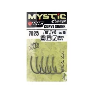 Карповый крючок VMC 7025+ NT Mystic Carp Curve Shank №2