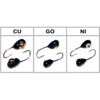 Крапля W Spider з отвором з коронкою колір NI 4мм гачок Maruto (Вага: 0,8г) №5 (за 1шт)