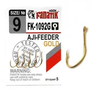 Гачок Fanatik AJI FEEDER GOLD FK-1092G №9