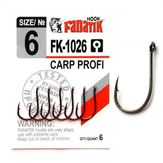 Крючок Fanatik CARP PROFI FK-1026 №6