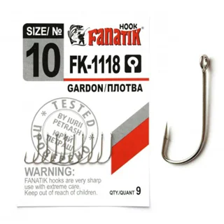 Крючок Fanatik GARDON/ПЛОТВА FK-1118 №10