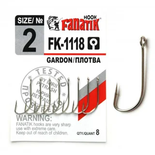 Крючок Fanatik GARDON/ПЛОТВА FK-1118 №2