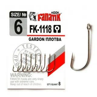Крючок Fanatik GARDON/ПЛОТВА FK-1118 №6