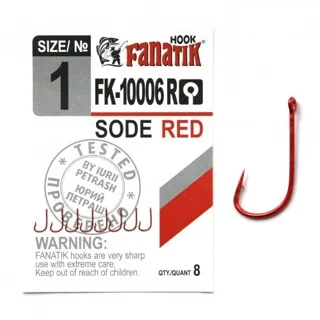 Крючок Fanatik SODE RED FK-10006R №1