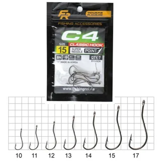 Гачки Fishing ROI C4 №15 (7шт/уп)