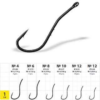 Гачки Gurza RYUSEN 2BH RING BN # 4 5 шт.